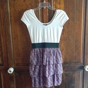 Adorable ruffled mini dress